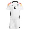 Original Trikotsatz Deutschland Wirtz 17 Heimtrikot EURO 2024 Für Kinder